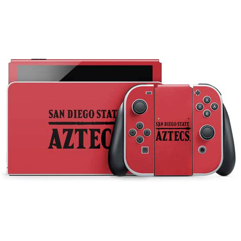 San Diego State University Logo Red Nintendo Skins